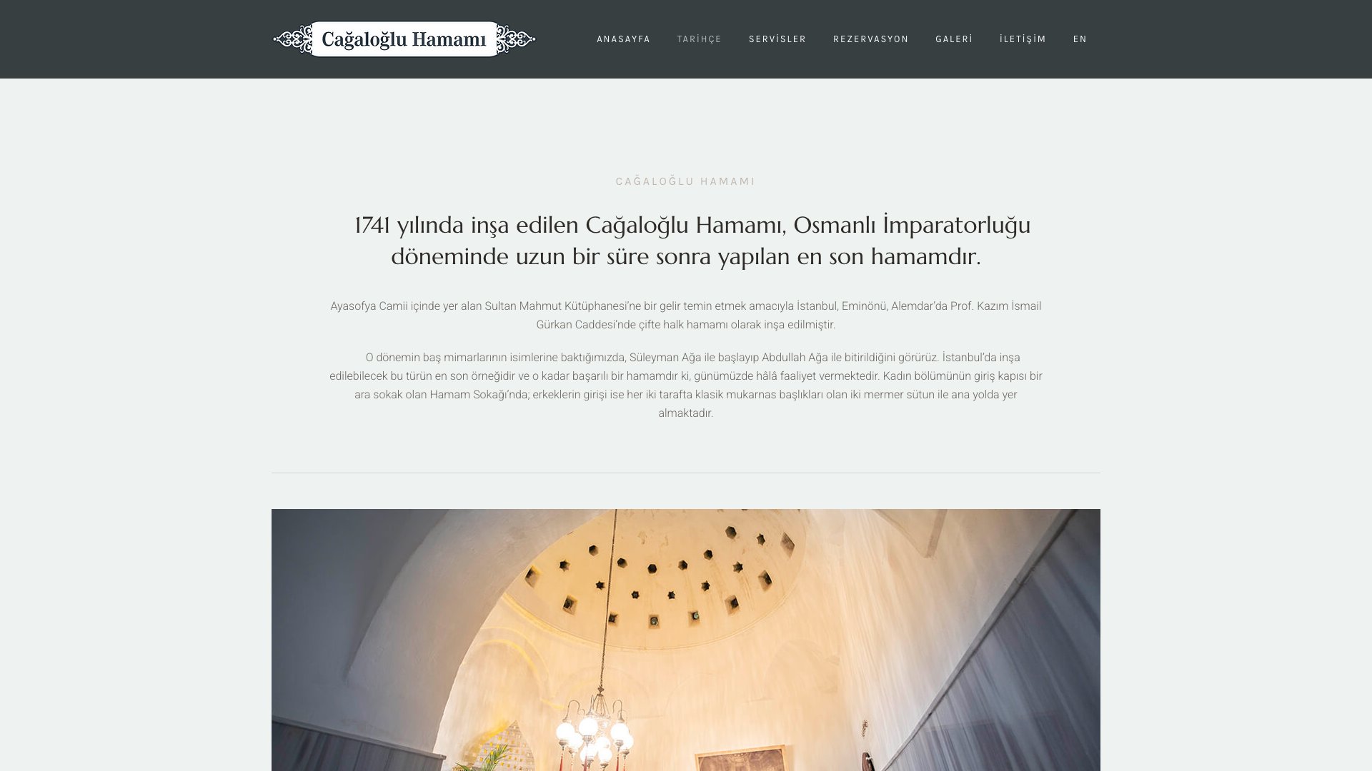 Cağaloğlu Hamamı iç sayfa 1