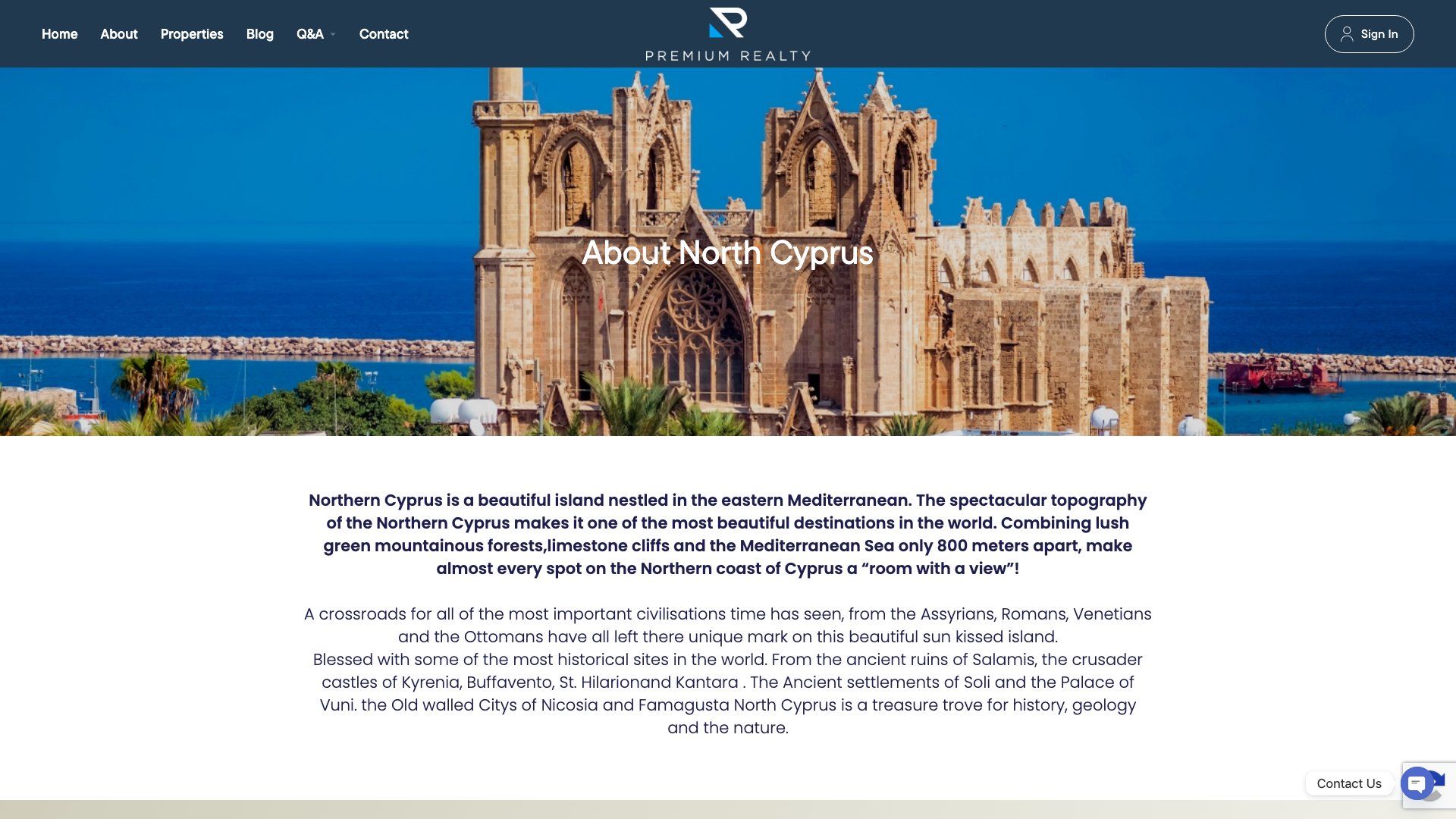 Premium Realty Cyprus iç sayfa 2